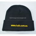 Promotional Black Knitted Caps with Logo